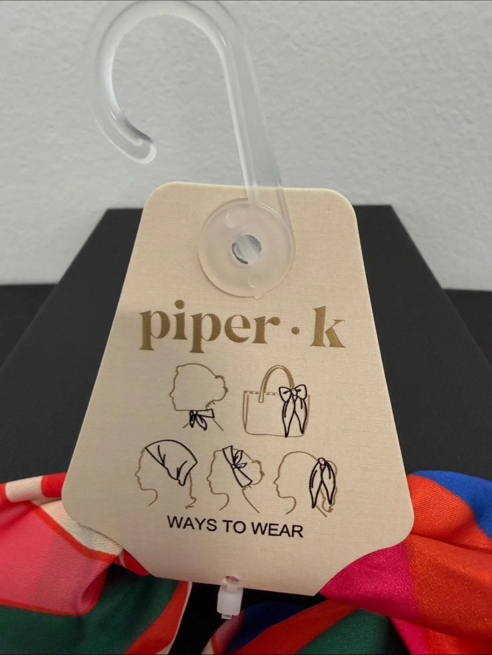 Piper K | Geometric Modern Bold Classic Color Block Scarf
